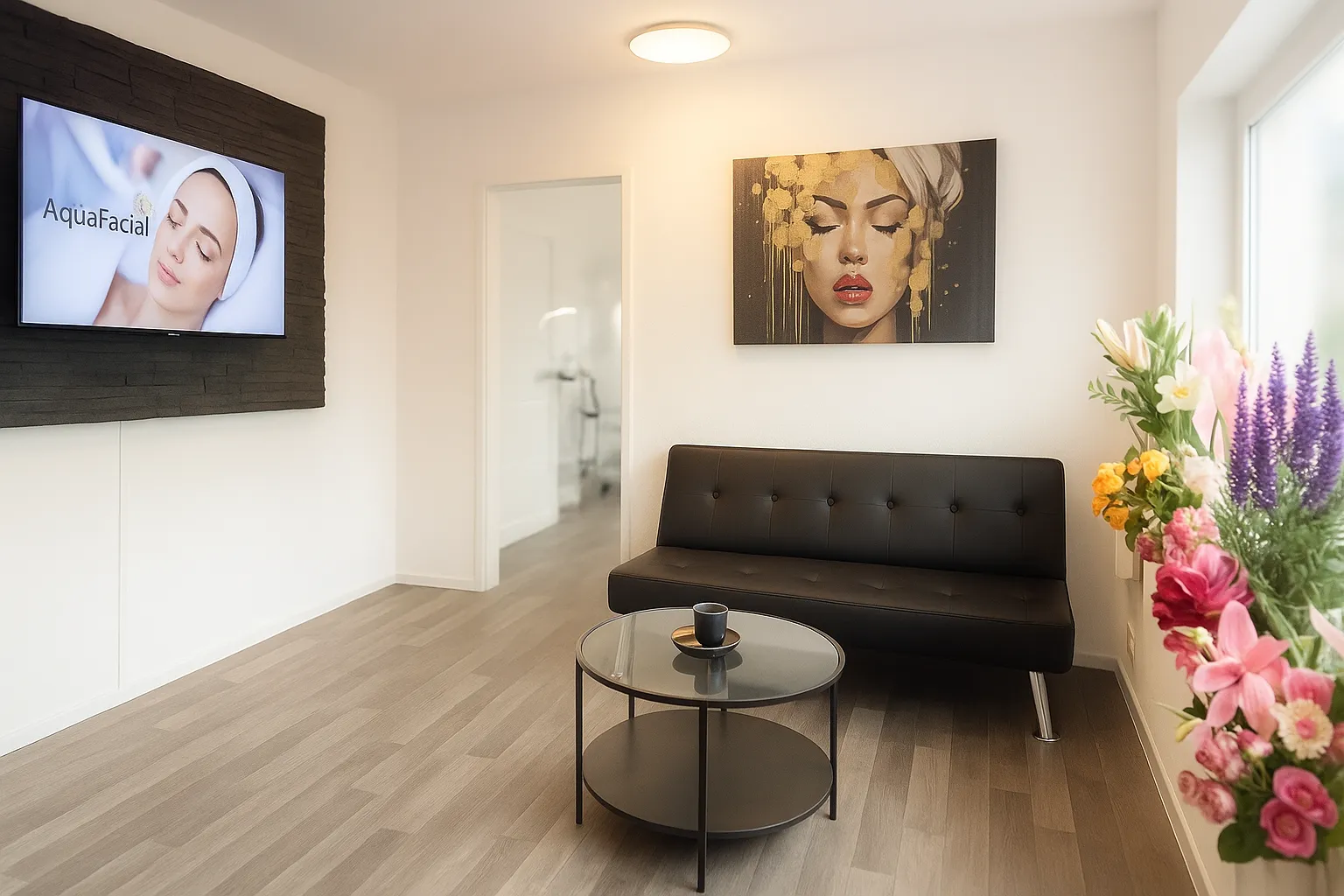 Home mmcosmetics wartebereich im studio