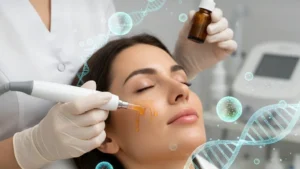microneedling mit lachs dna